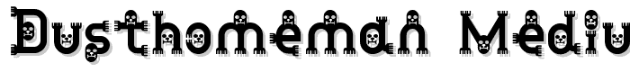 DustHomeMan Medium font
